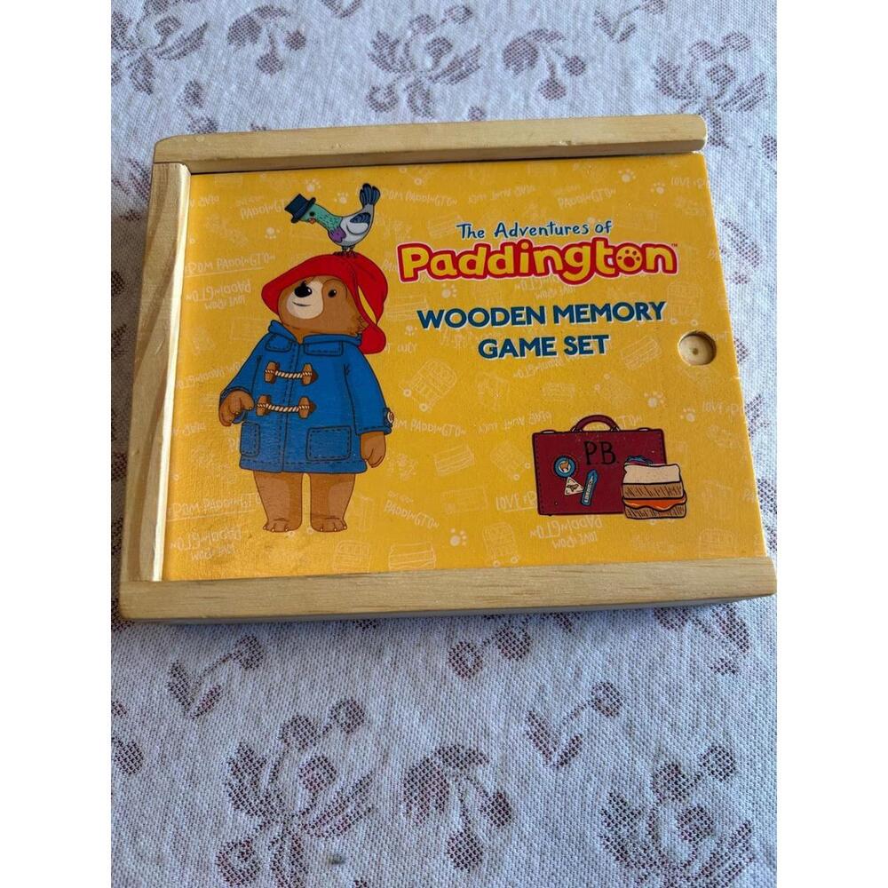 Paddington Bear Wooden Memory Card Game